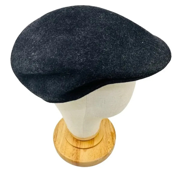 NWOT Pendleton Wool Beret Cap Driving Casual Outdoor Felt Black Mens One Size - Picture 1 of 7